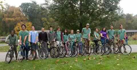 Intern class bike ride